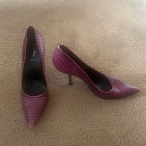 Miu Miu purple heels